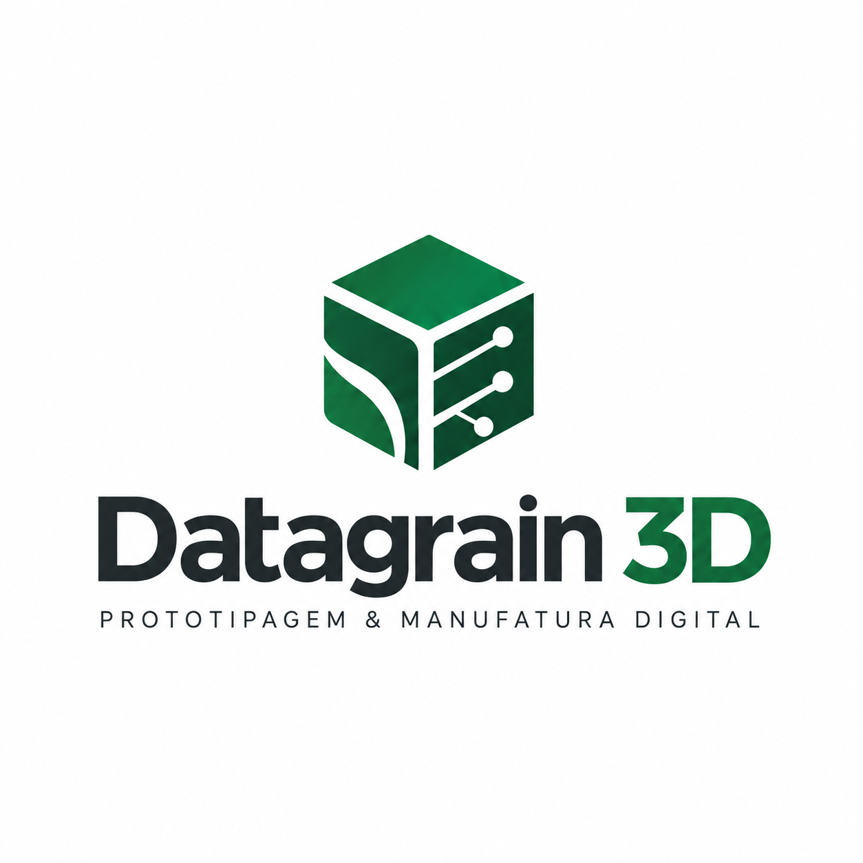 Logotipo oficial Datagrain 3D